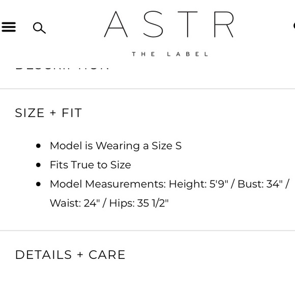 ASTR The Label Tank Bodysuit XS, New With Tags! - Picture 7 of 8